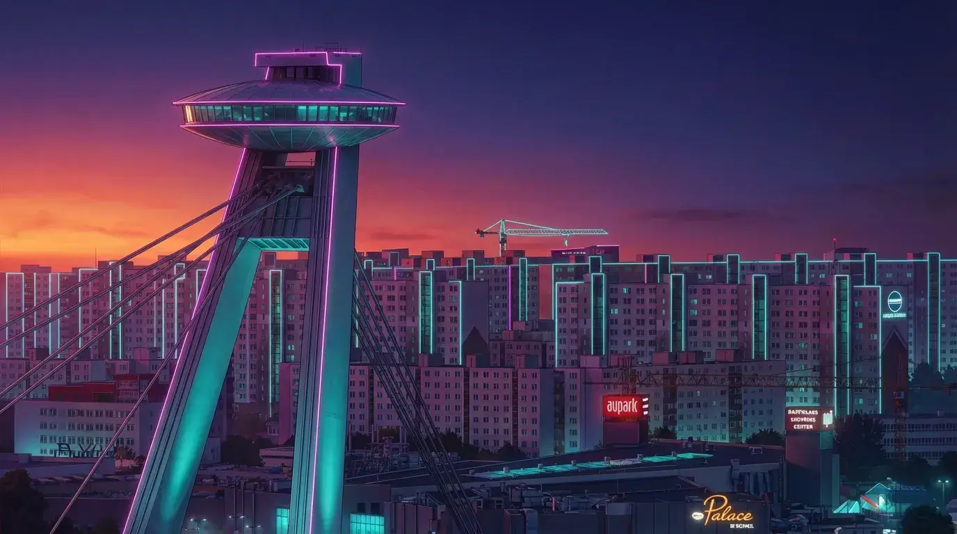 Petržalka District: The Concrete Jungle in Cyberpunk Metal