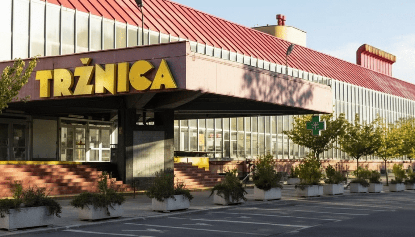 Tržnica Limited Edition Metal Sign