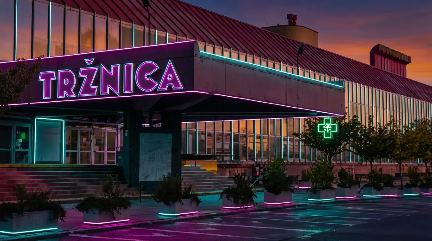 Tržnica: The Urban Hub in Cyberpunk Metal