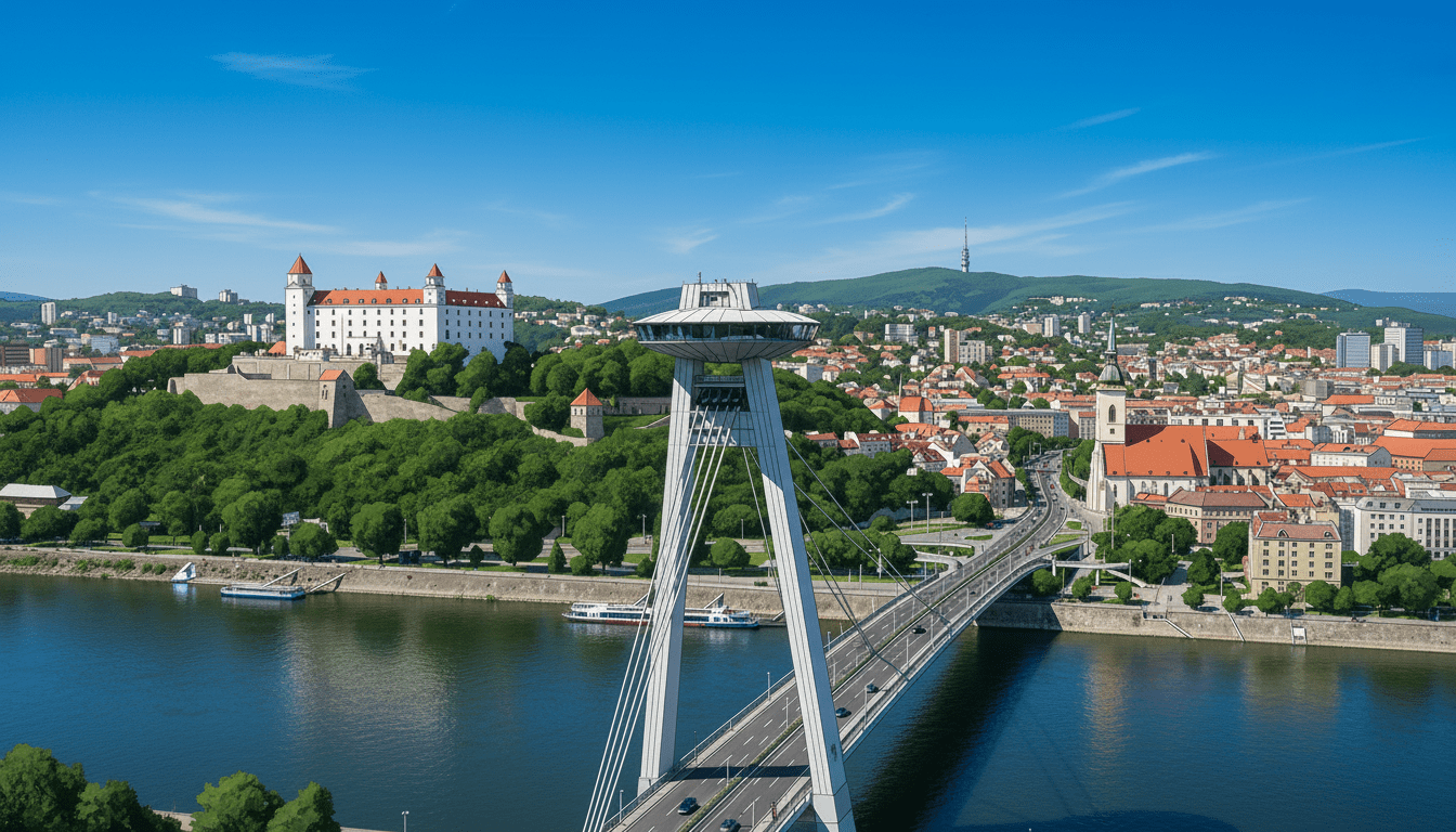 UFO Tower Bratislava Limited Edition Metal Sign