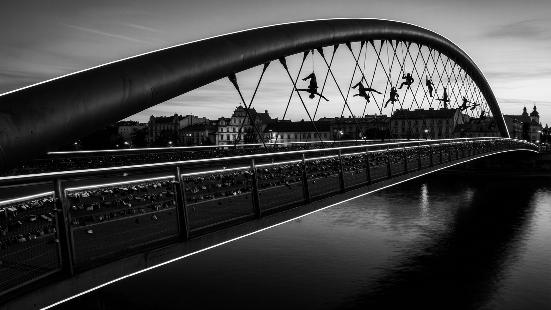 Father Bernatek's Bridge - Krakow Noir
