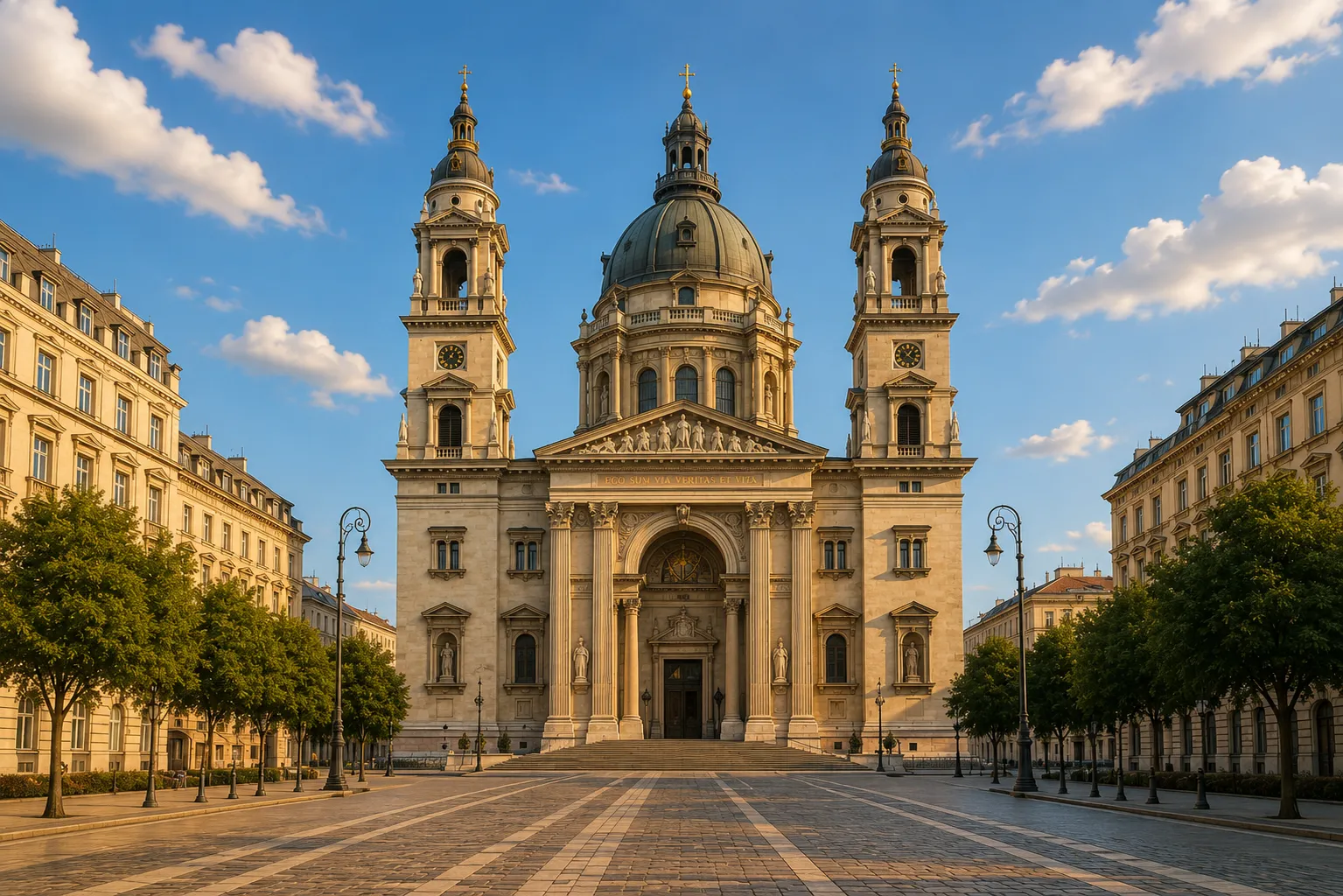St. Stephen's Basilica artwork from the Budapest Vibes Collection.