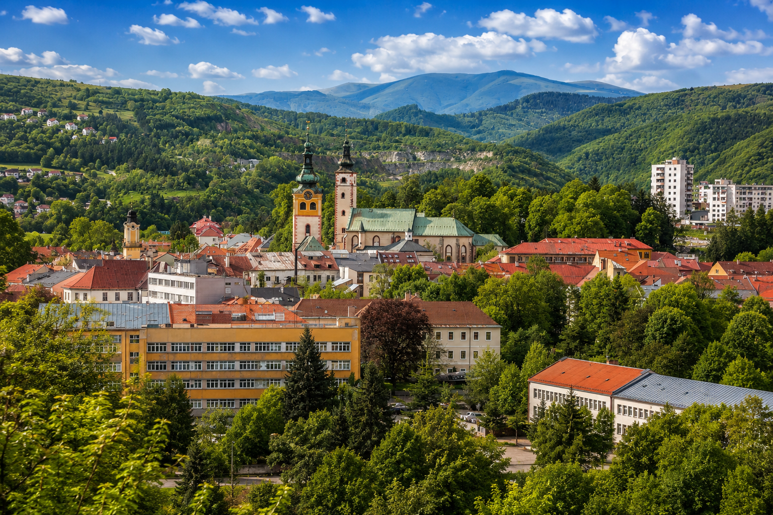 Banská Bystrica – Old Town Beneath the Mountains