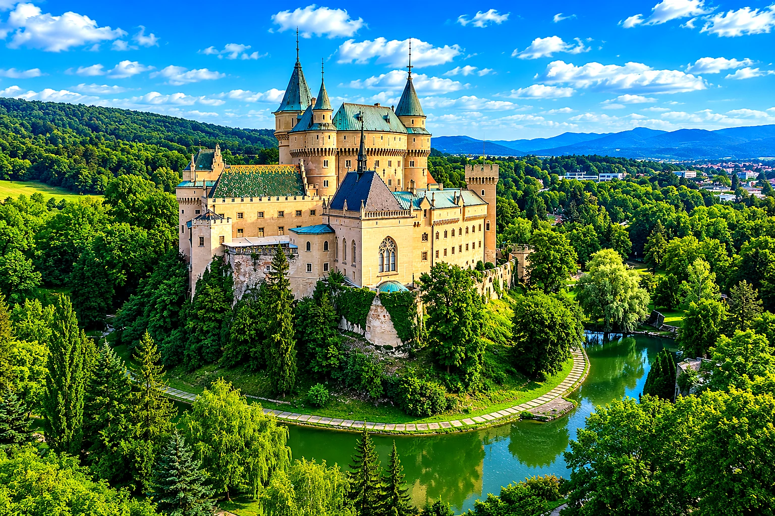 Bojnice Castle – Fairytale Fortress Metal Plaque