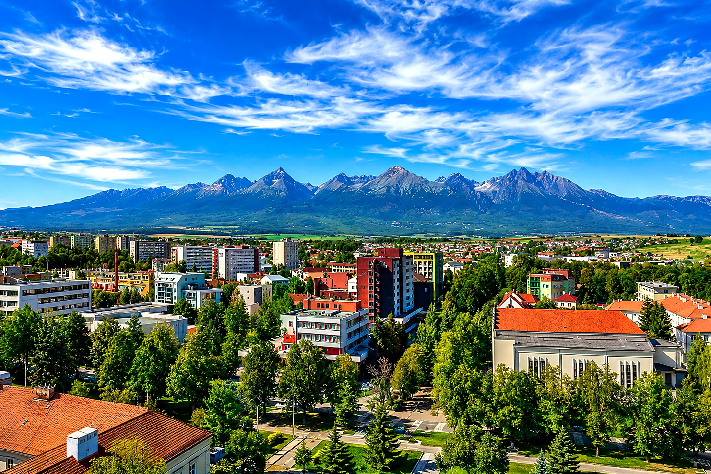 Poprad High Tatras Panorama Natural – Metal Plaque
