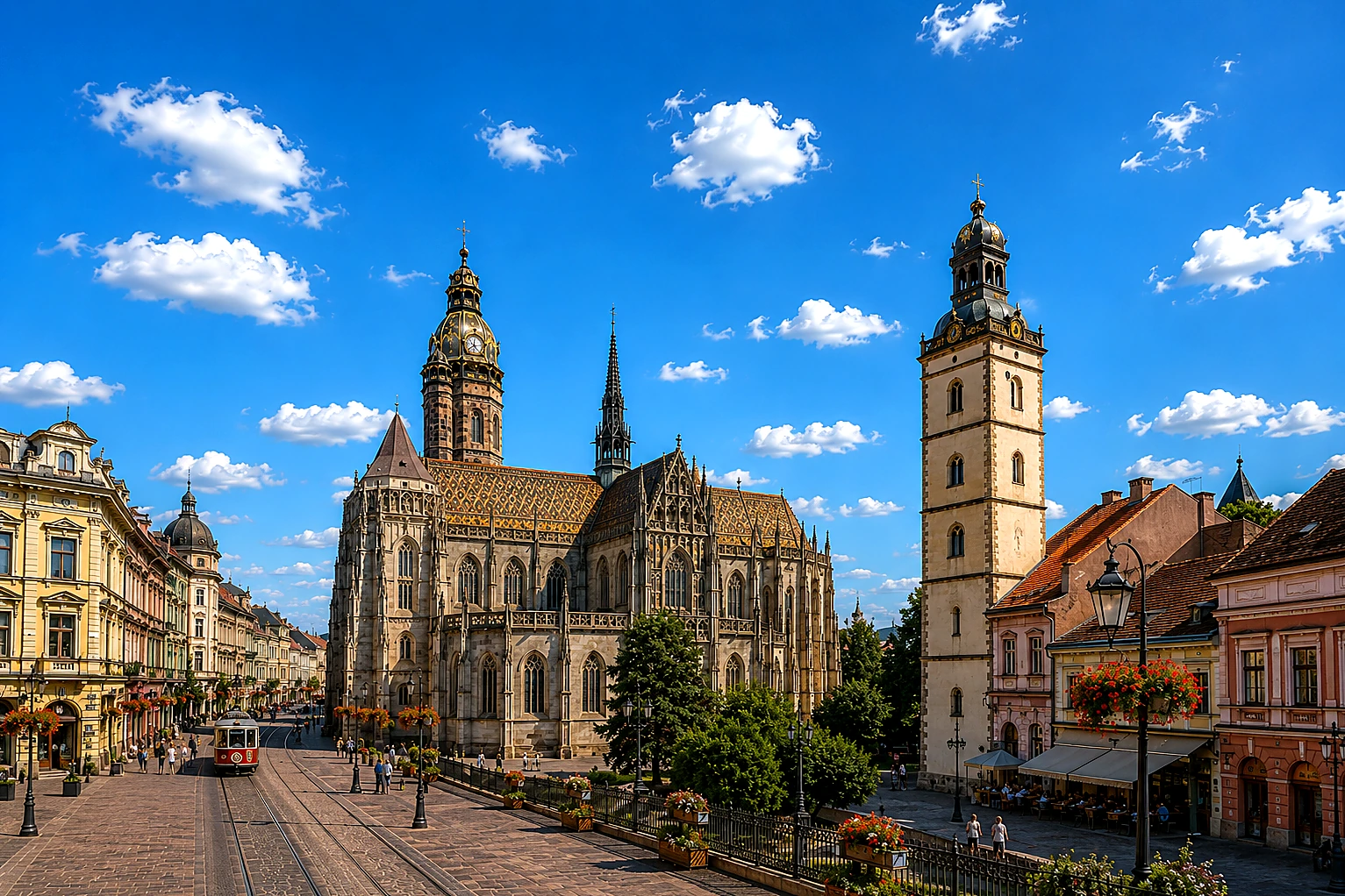 Košice St. Elisabeth Cathedral Natural – Metal Plaque