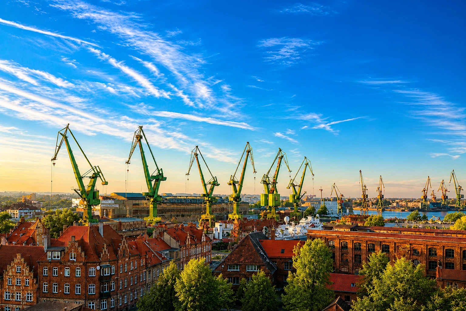 Gdańsk Shipyard Full-Colour Plaque – 20 × 30 cm