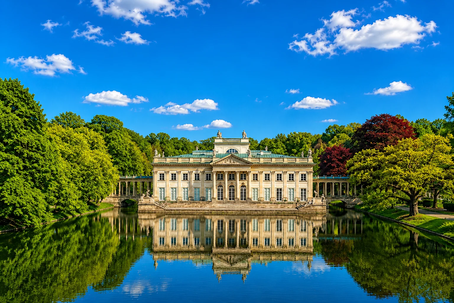 Łazienki Palace Warsaw Full-Colour Plaque – 20 × 30 cm