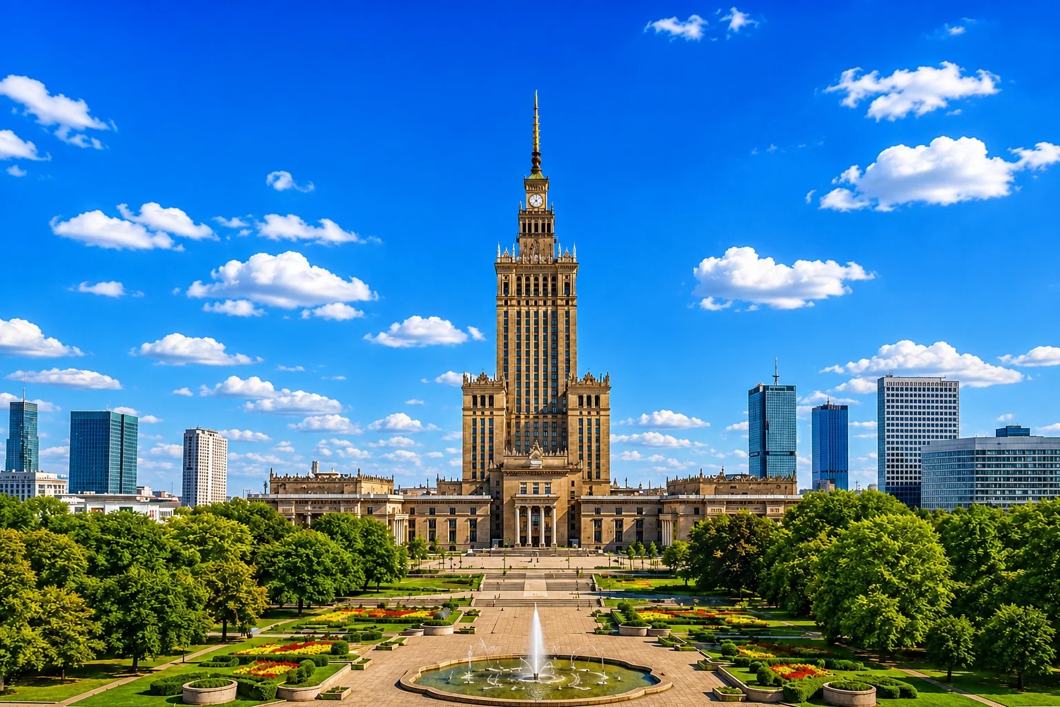 Palace of Culture and Science Colour Plaque – Warsaw
